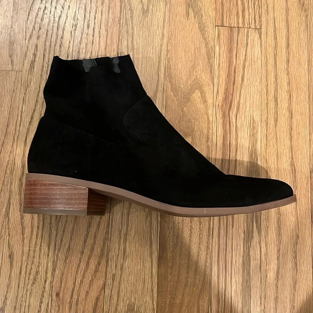 Caslon Black Suede Booties